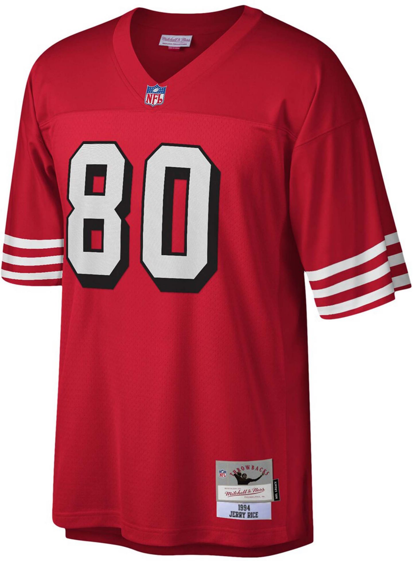 Мужской топ Mitchell & Ness San Francisco 49ers 1994 Legacy Replica Jersey - Jerry Rice — фото 2