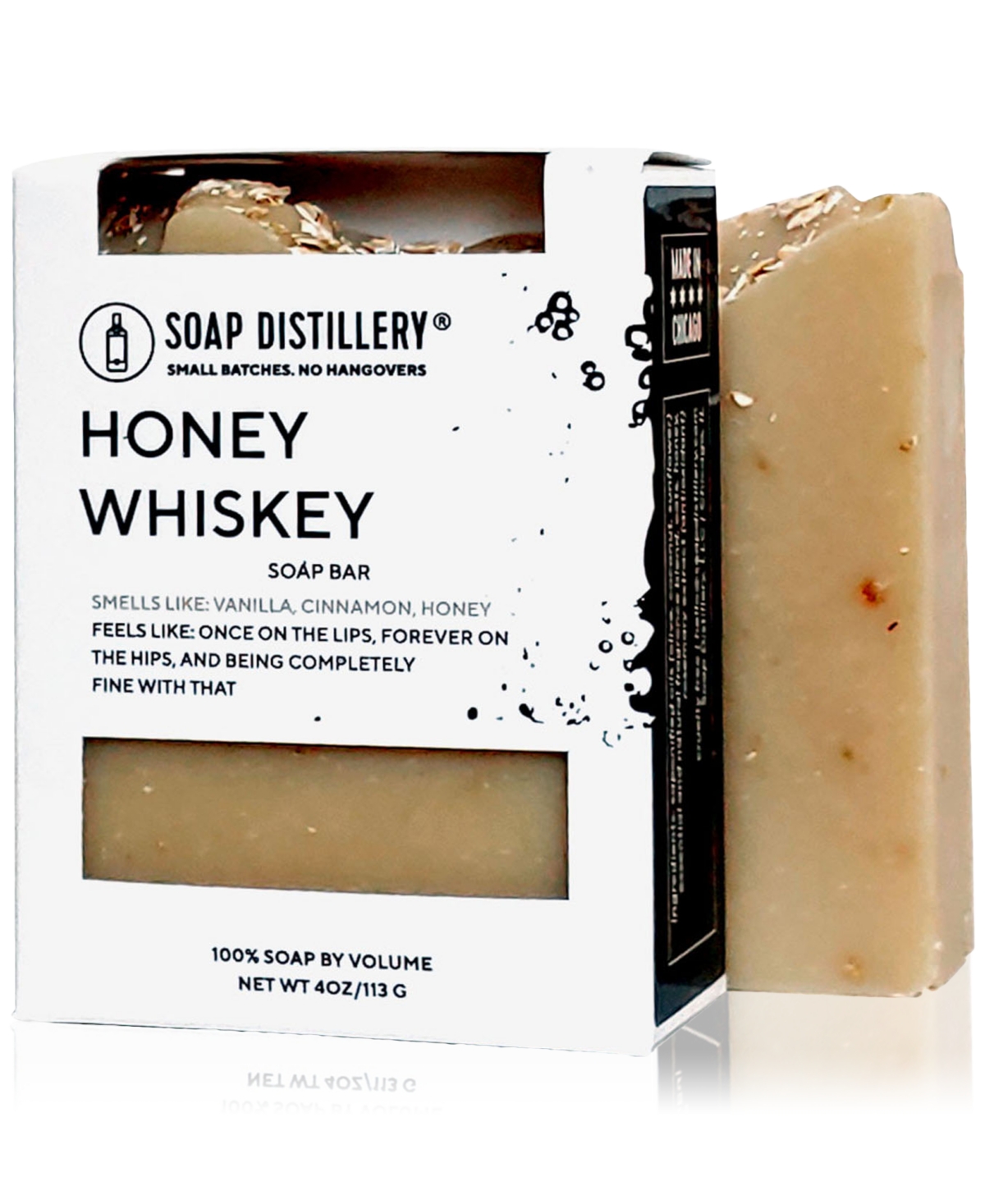 Soap Distillery Honey Whiskey Soap Bar In Beige Khak