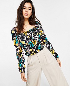 Square-Neck Blouse, Created for Macy's