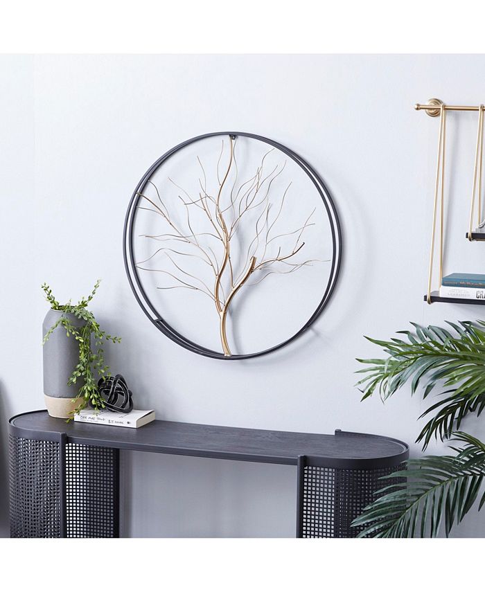 Rosemary Lane Glam Floral Wall Decor - Macy's