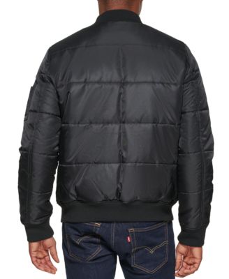 quilted mens bomber jacket