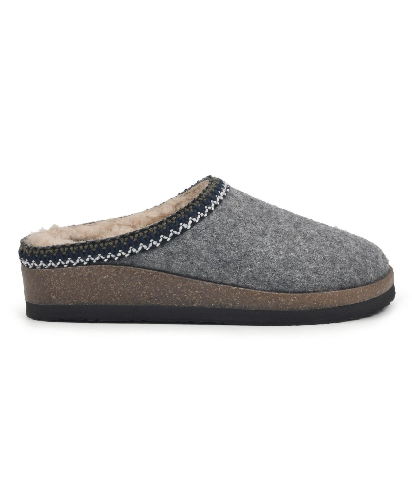 Женские сабо White Mountain Bundle Up Footbed, цвет: Светлый серый — фото 2