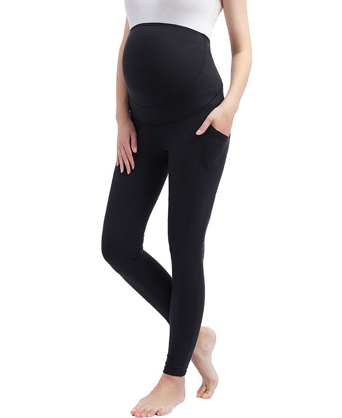 kimi + kai Joi Belly Back Support Pocket Maternity Leggings Pants - Macy's