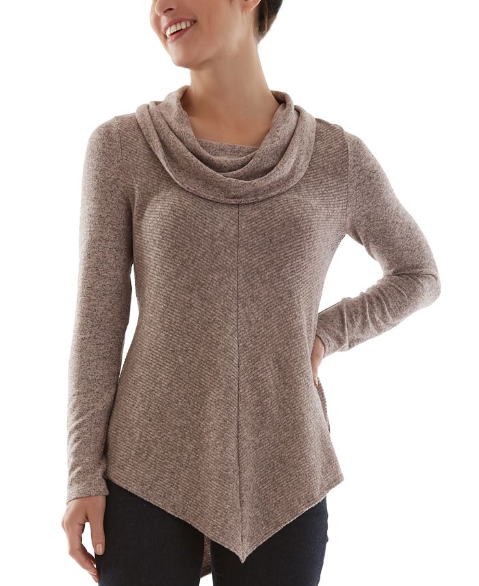 Macys cowl neck sweater sale