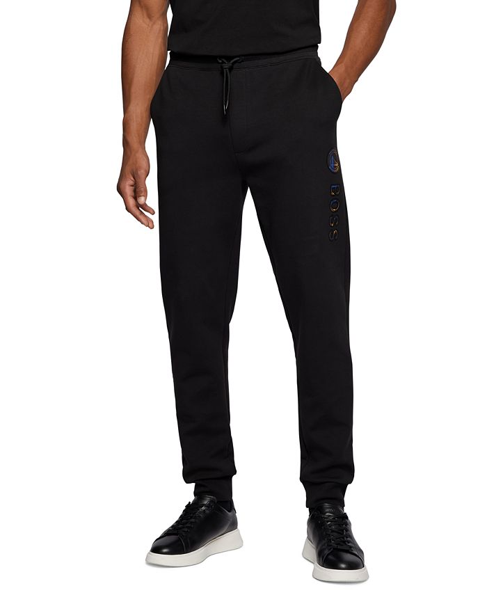 Hugo Boss BOSS Men's NBA Golden State Warriors Cotton Tracksuit Bottoms ...