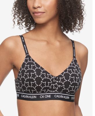 ck one cotton wirefree bralette qf6094