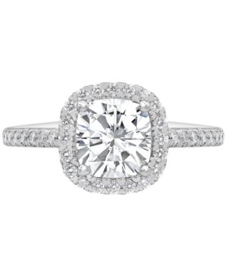 Certified Lab Grown Diamond Halo Engagement Ring (2-1/2 ct. t.w.) in 14k Gold