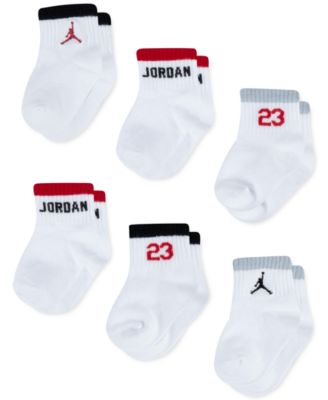 Jordan - Baby Boys 6-Pack Legacy Crew Socks