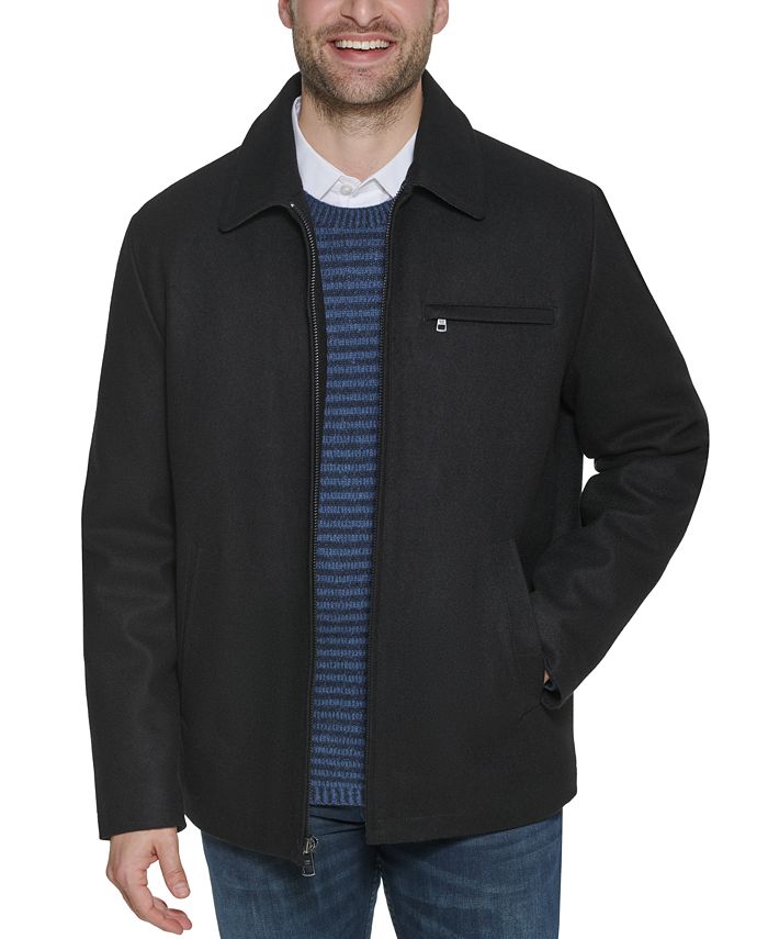 Calvin Klein Men's Wool Hipster Jacket, Created for Macy's & Reviews - Coats  & Jackets - Men - Macy's