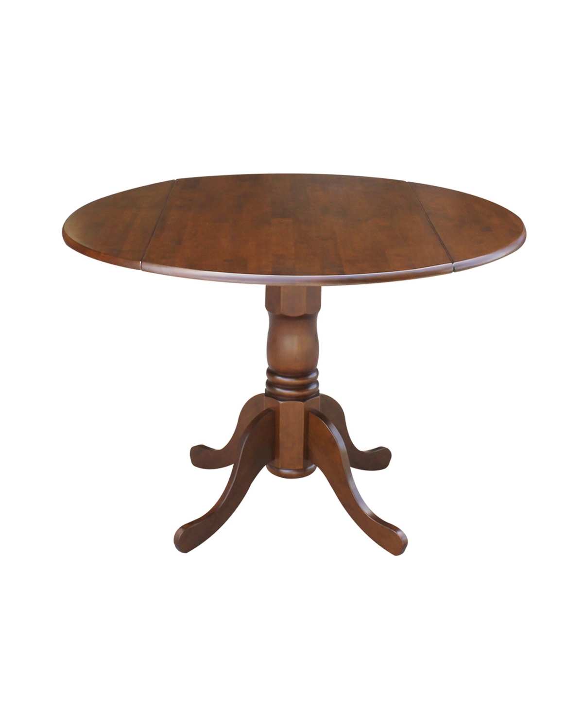 Dual Drop Leaf Table with 2 Splat Back Dining Chairs - 3 Piece Dining Set