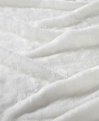 Wrinkle Resistant Plush Fleece Blanket, Twin