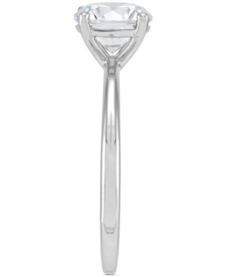 IGI Certified Lab Grown Diamond Solitaire Engagement Ring (1-1/2 ct. t.w.) in 14k White Gold