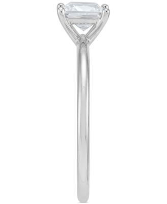 IGI Certified Lab Grown Diamond Princess-Cut Solitaire Engagement Ring (1 ct. t.w.) in 14k White Gold