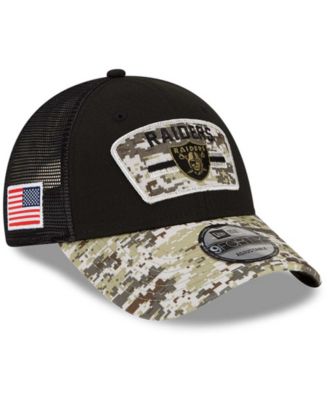 Kansas City Chiefs New Era 2021 Salute To Service Visor - Black/Camo