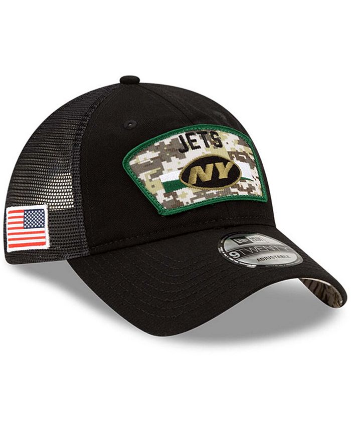 New Era New York Jets Salute To Service Cuff Knit Hat - Macy's