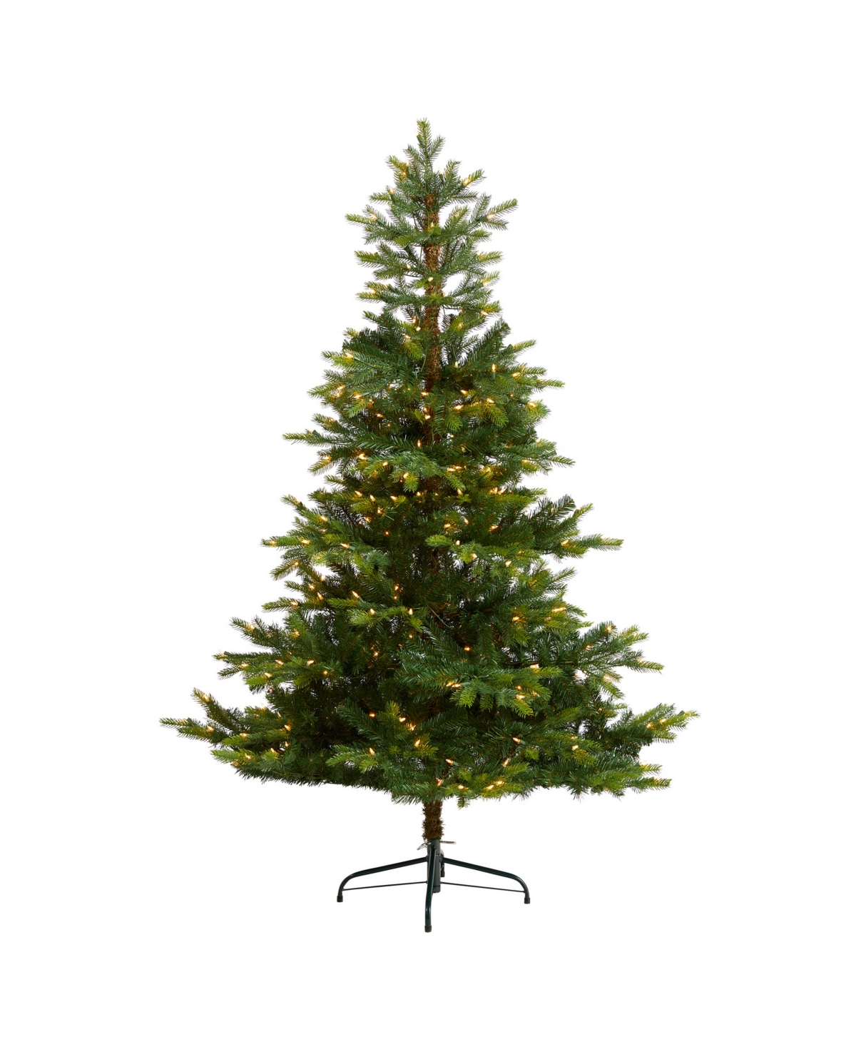 Berg schaak laden Nearly Natural North Carolina Spruce Artificial Christmas Tree with 350  Clear Lights and 631 Bendable Branches, 6' & Reviews - Shop All Holiday -  Home - Macy's