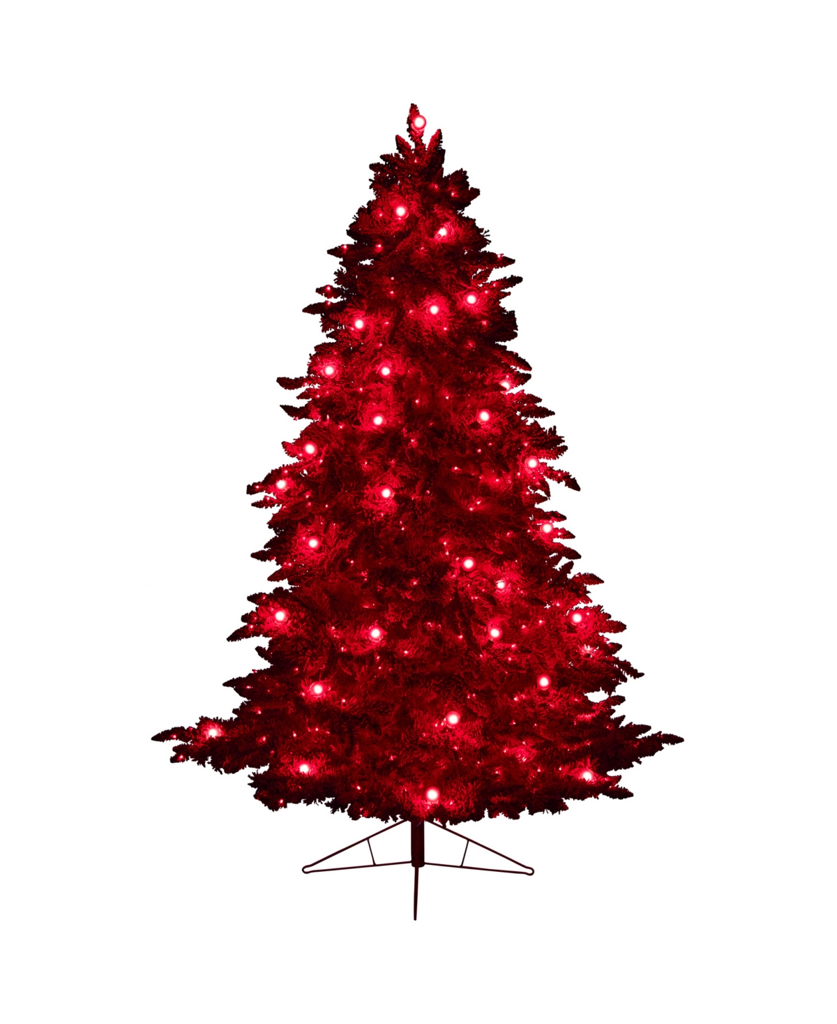 Flocked Fraser Fir Artificial Christmas Tree,