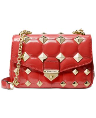 michael kors red handbag macys