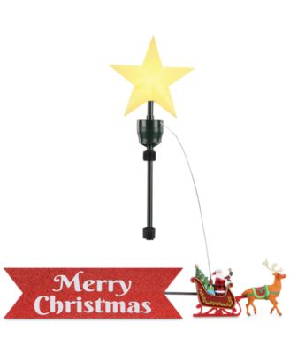 Mr. Christmas - Santa's Sleigh Animated Tree Topper