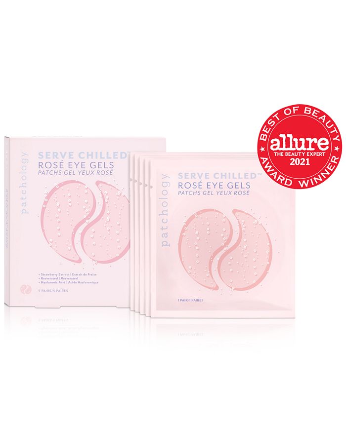 Patchology - Serve Chilled Ros&eacute; Eye Gels, 5 pairs