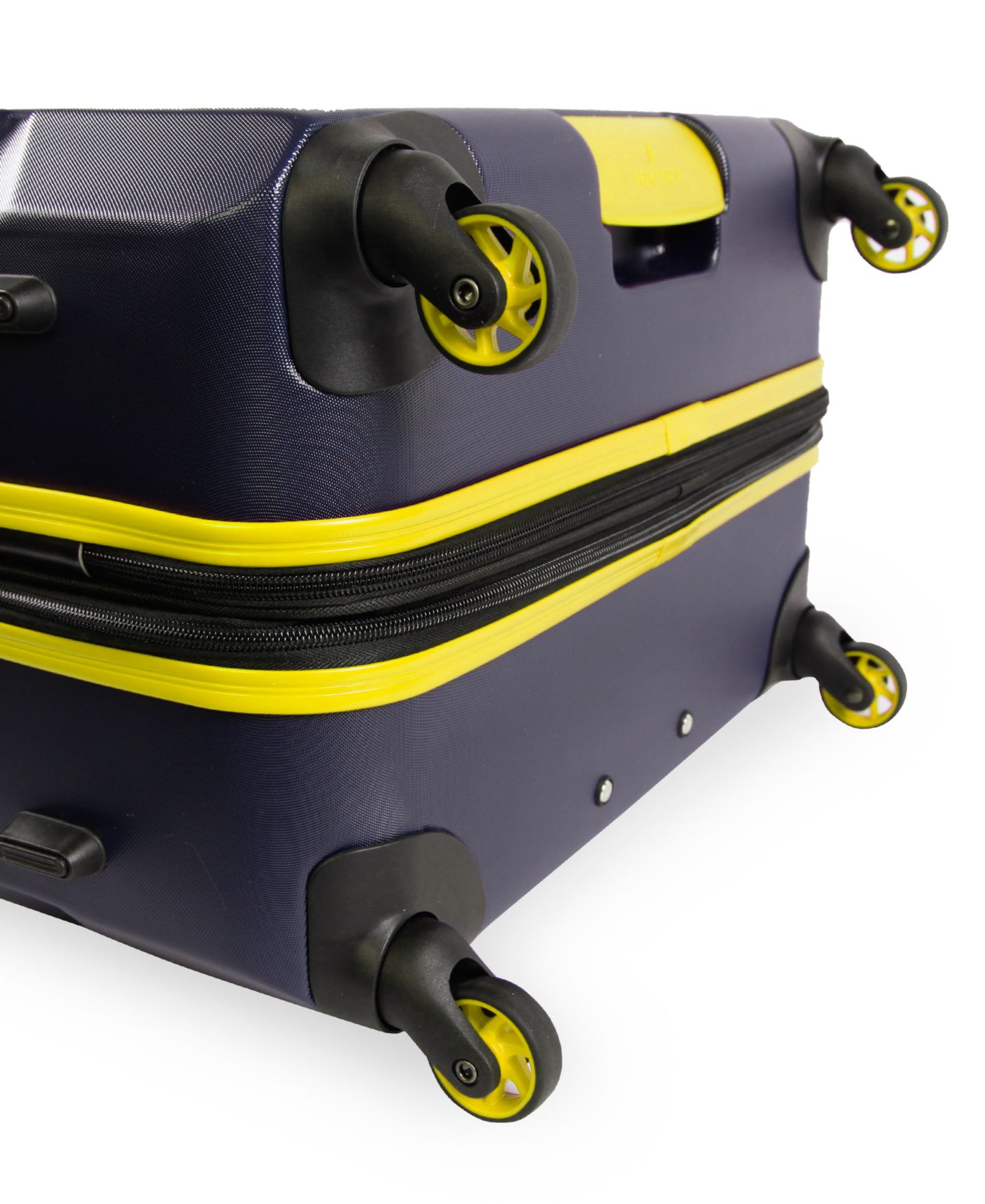 Чемоданы Nautica Lightview 3pc Hardside Luggage Set, цвет: Тёмно-синий / Жёлтый — фото 11