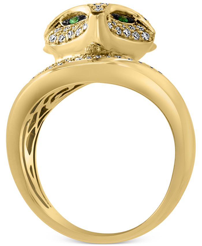 Effy Jewelry Diamond Statement Ring in 14K Yellow Gold, 0.52 tcw :  : Clothing, Shoes & Accessories