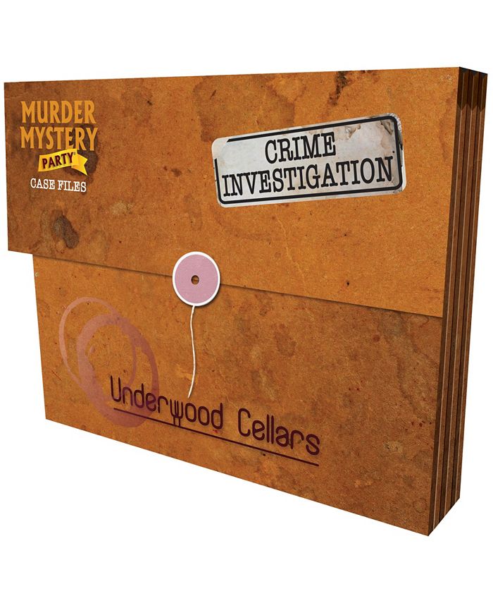 University Games Murder Mystery Party Case Files Underwood Cellars
