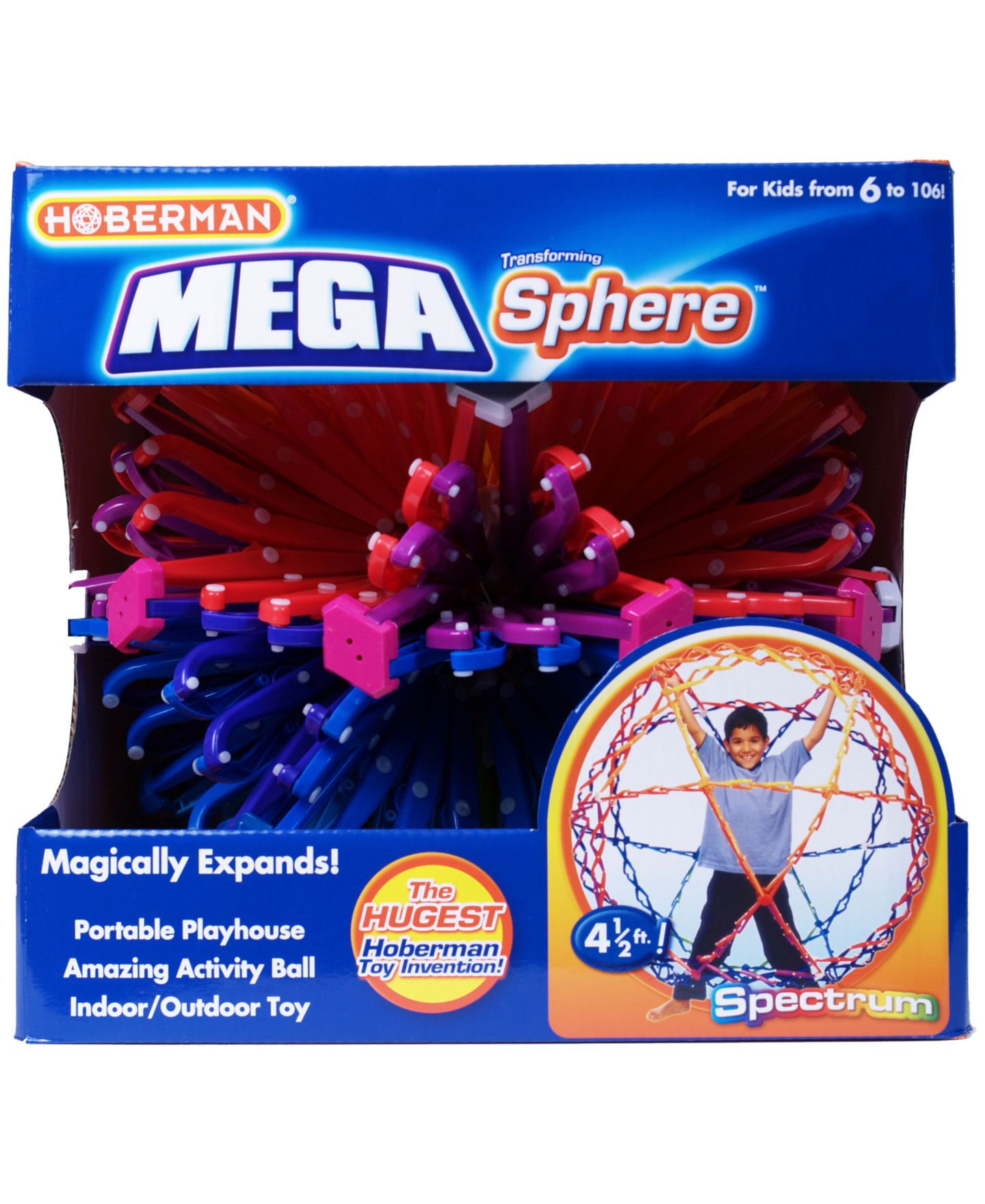 Детская игрушка Areyougame Hoberman Mega Sphere - Spectrum — фото 1