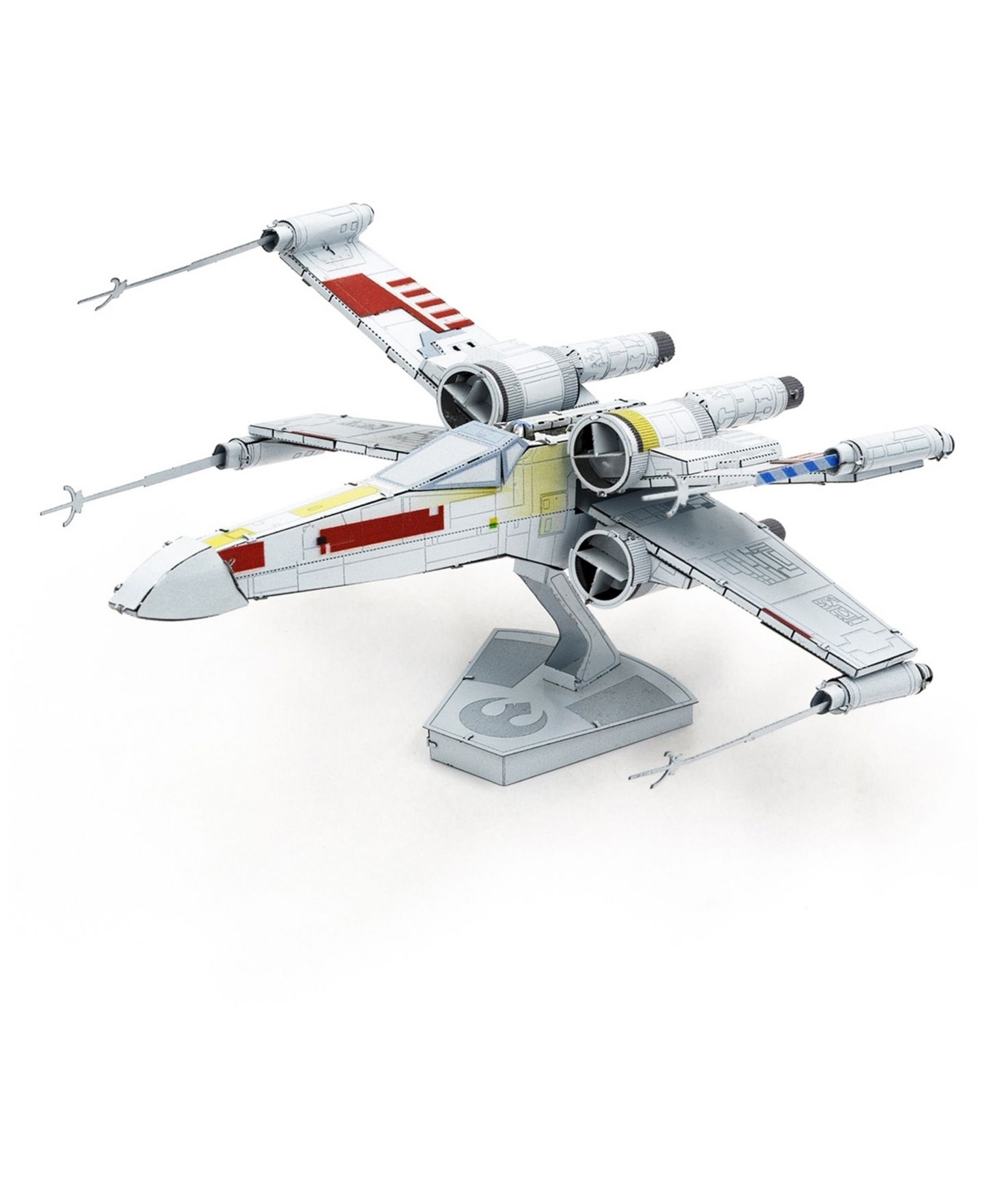 Детские конструкторы Fascinations Star Wars Premium Series X-Wing Starfighter 3D Metal Model Kit, 2-Piece, Ages 14+ — фото 3
