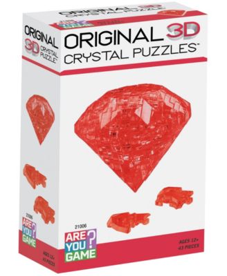 3D Crystal Puzzle - Ruby - 43 Piece