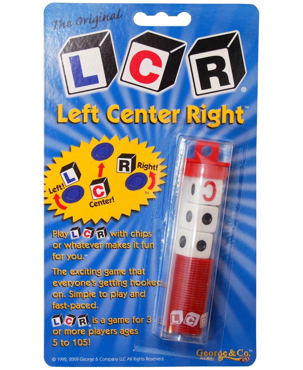 UPC 766631000016 product image for George & Company Llc Lcr Dice Game | upcitemdb.com