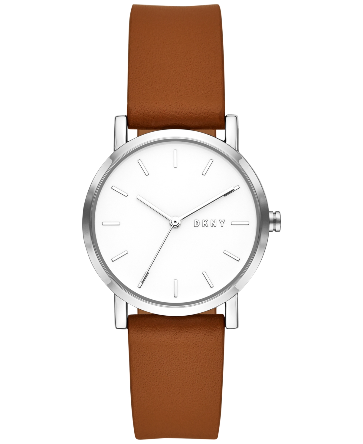 Women's Soho Brown Leather Strap Watch 34mm - Brown