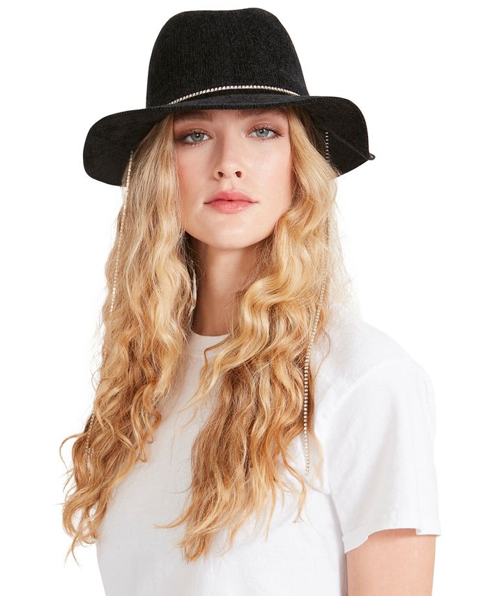 Steve Madden Embellished Chenille Fedora Macy's