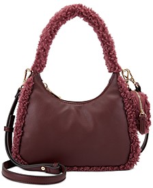 Zaree Faux Fur Shoulder Bag, Created for Macy's