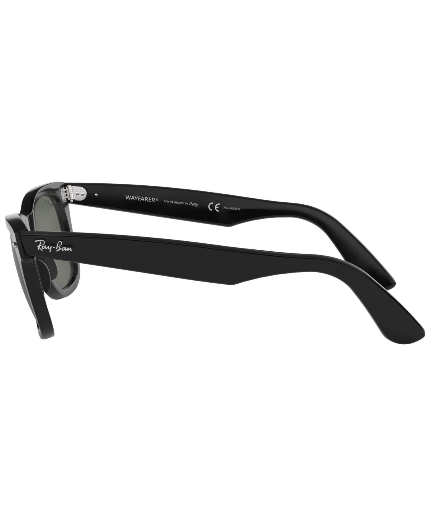 Unisex Polarized Low Bridge Fit Sunglasses, RB2140F ORIGINAL WAYFARER CLASSIC 54