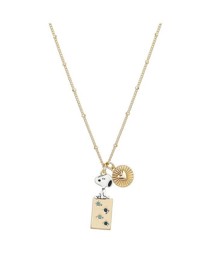 Macys snoopy necklace new arrivals