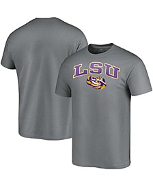 Men's Charcoal LSU Tigers Campus T-shirt