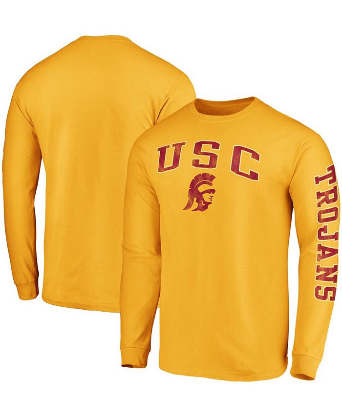 Fanatics Youth Boys Gold Usc Trojans Distressed Arch Logo Long Sleeve T Shirt Reviews Kids Macy S