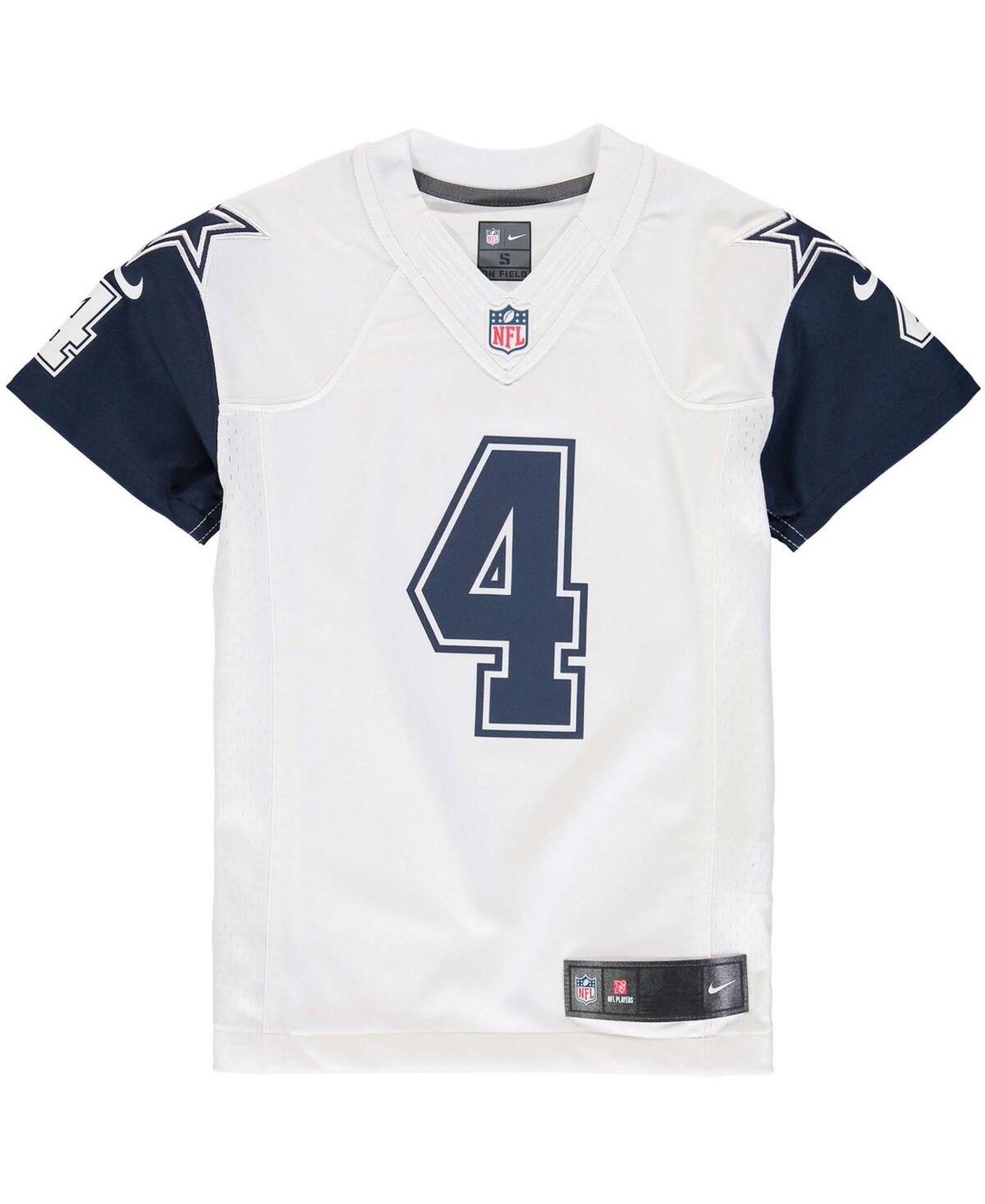 Big Boys Dak PrescottDallas Cowboys Color Rush Game Jersey - White