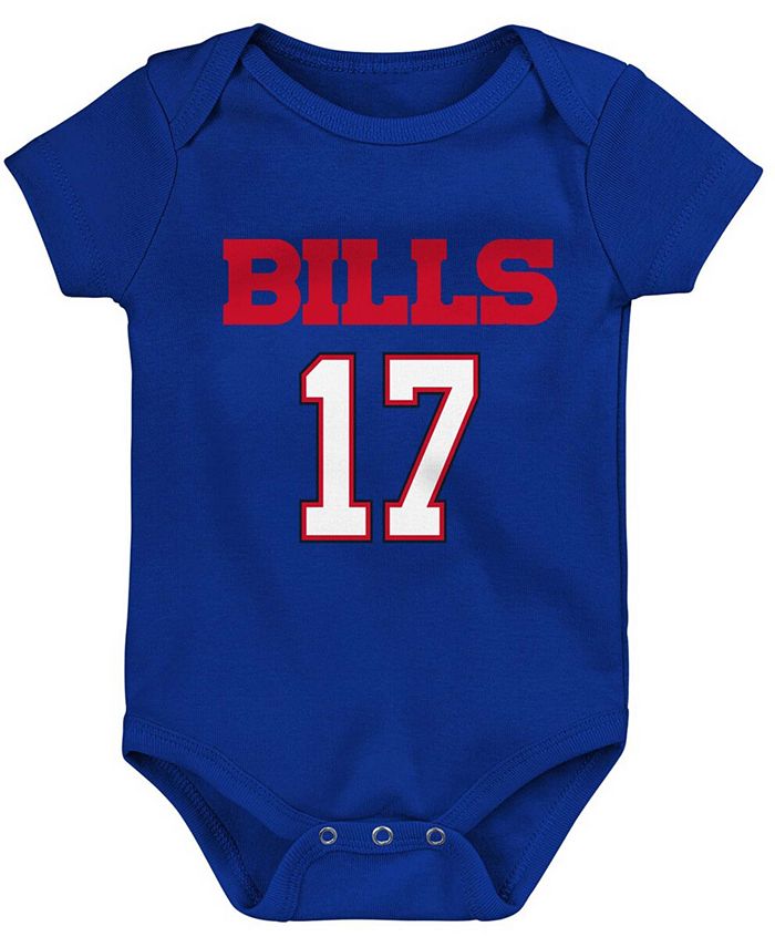 Outerstuff Newborn Josh Allen Royal Buffalo Bills Mainliner Name Number ...