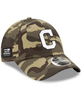 cleveland indians camo hat