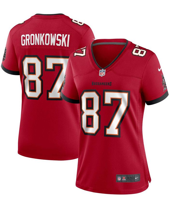Nike Women s Rob Gronkowski Red Tampa Bay Buccaneers Game Jersey