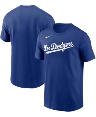 Nike Men's Royal Los Angeles Dodgers City Connect Wordmark T-shirt