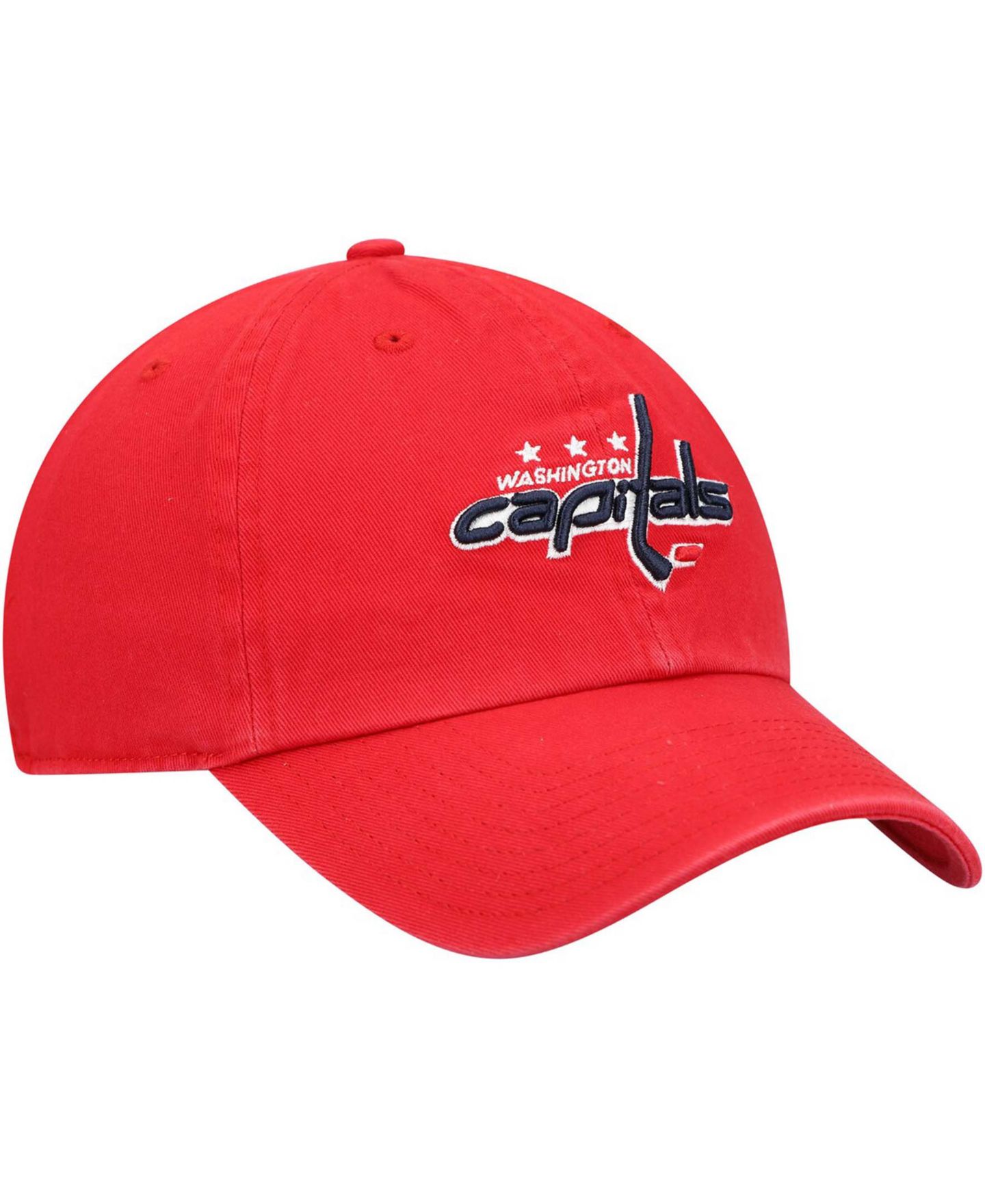 Мужская кепка '47 Brand Red Washington Capitals Team Clean Up Adjustable Hat — фото 4