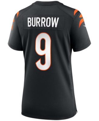 Women's Joe Burrow Black Cincinnati Bengals Game Jersey