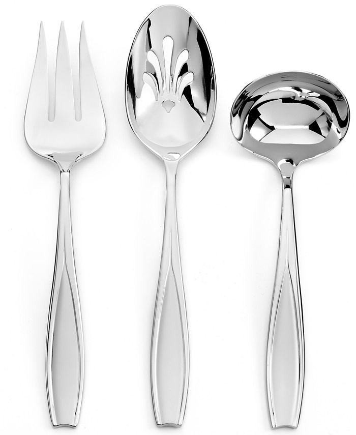 Gorham Tulip Frosted 3 Piece Hostess Set Macy s