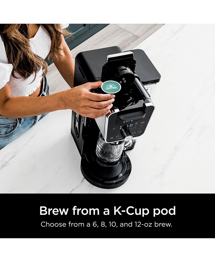 Ninja CFP201 DualBrew Coffee Maker, SingleServe, Compatible with KCup