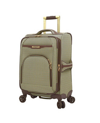 London Fog Cranford 20 Expandable Carry-on Spinner Cranberry