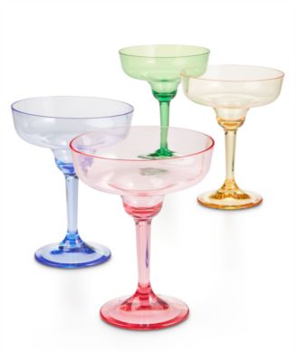 Photo 1 of Martha Stewart Collection BBQ Acrylic Margarita Glasses, Set of 4, Created for Macy's