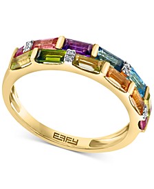 EFFY® Multi-Gemstone (1-1/3 ct. t.w.) & Diamond Accent Ring in 14k Gold